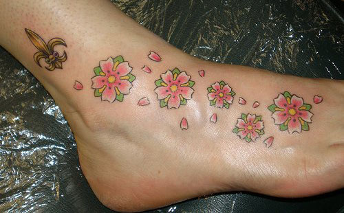 Ankle and foot tattoos Designs - All about tattos, Tattoo removal, Hair care 