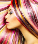 Rainbow Color Hairstyle