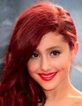 Side Swept Red Hair