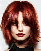 Red Streaked Hairstyles