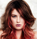 Blonde With Red Hair