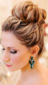 Cool Bun Wedding Hairstyle