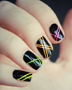 Neon Nail Art