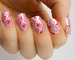 Valentine's Day 'Wrapping Paper' Nail Art